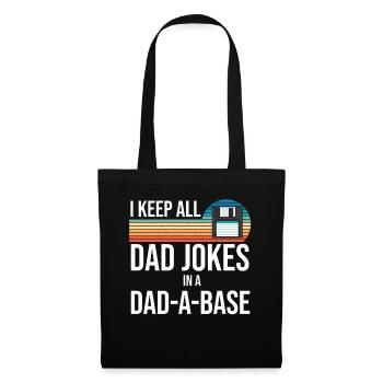 Retro Vintage Dad Joke Great, All Occasions - Tote Bag - black - Front