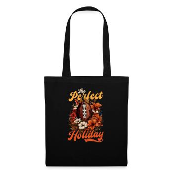 Thanksgiving Football : les vacances parfaites - Sac en tissu - noir - Devant