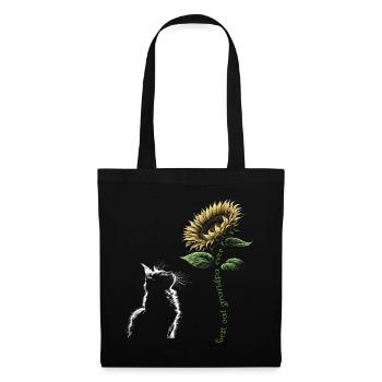 Meilleur grand-père chat de tous les temps - Sac en tissu - noir - Devant