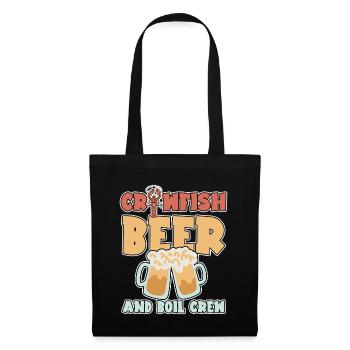 Écrevisses, Bière Et Boil Crew 4 - Sac en tissu - noir - Devant