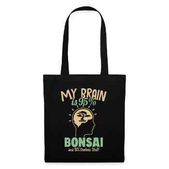 My Brain is 95% Bonsai Penjing Indoor Bonsai - Tote Bag - black - Front