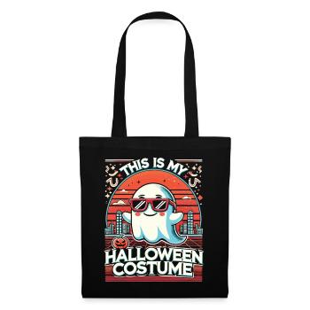 Gruselige Retro-Zukunft Halloween T-Shirt - Stoffbeutel - Schwarz - Vorne