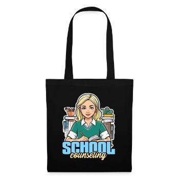 School Counselor School Counseling Psychologist - Tote Bag - black - Front
