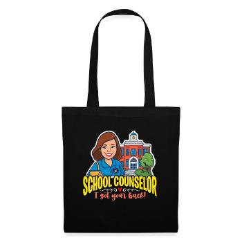 Conseiller scolaire J’ai votre thérapeute pour le dos - Sac en tissu - noir - Devant