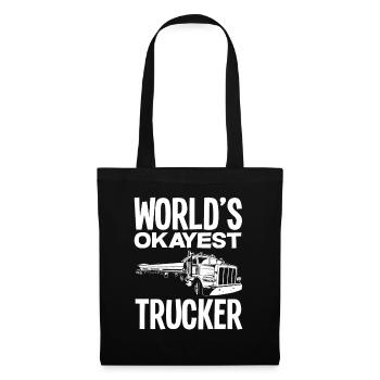 Meilleur chauffeur de camion au monde - Sac en tissu - noir - Devant