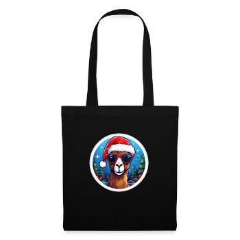 Chapeau de Noël Camel Noël - Sac en tissu - noir - Devant