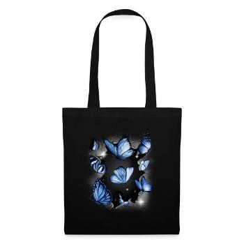Papillons Papillon Insecte Insectes - Sac en tissu - noir - Devant