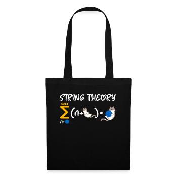 String Theory Nerd Schrödinger's Cat - Tote Bag - black - Front