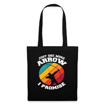 Arrow Bow Retro Archery - Tote Bag - black - Front