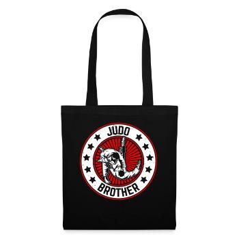 Judo Frère Judo Combattant Judo Arts Martiaux Judoka - Sac en tissu - noir - Devant