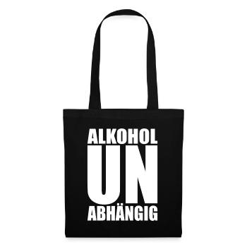 Sans alcool Sobre Straight Edge Sans alcool - Sac en tissu - noir - Devant