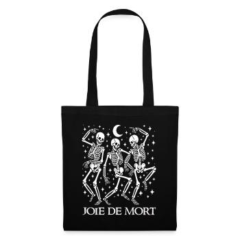 Joie De Mort Dancing Skeletons Halloween French - Tote Bag - black - Front