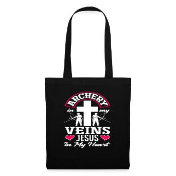 Jesus Archery Christian Archery - Tote Bag - black - Front