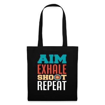 Archery Aiming Breathing Archery - Tote Bag - black - Front