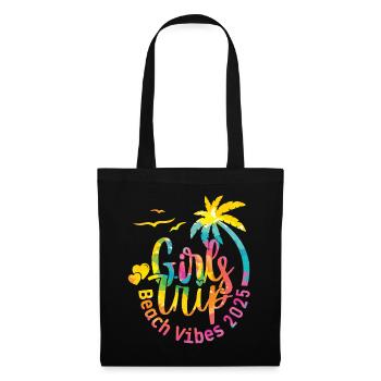 Weekend Girls Trip Beach Vibes 2025 - Tote Bag - black - Front
