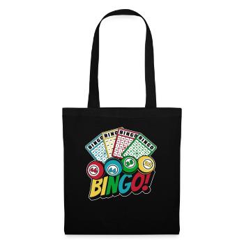 Daubers Professional Caller Bingo Lover Bingo - Tote Bag - black - Front