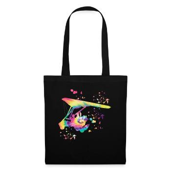 Paratrike Motor Hang Glider Deltatrike - Tote Bag - black - Front