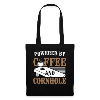 Cornhole Team Bean Bag Player - Stoffbeutel - Schwarz - Vorne