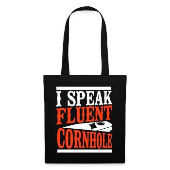 Joueur de sac de haricots de l’équipe Cornhole - Sac en tissu - noir - Devant