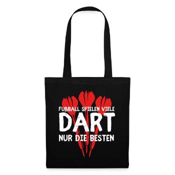 Many darts play only the best - - Tote Bag - black - Front