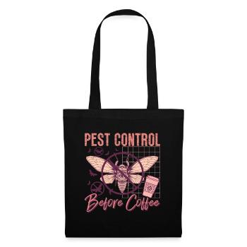 Pest Control Before Insect Solutions Coffee Lover - Stoffbeutel - Schwarz - Vorne