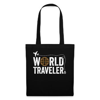 World Traveler - Tote Bag - black - Front
