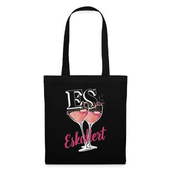 De toute façon, la situation s’intensifie ! – Coupe à Happy - Sac en tissu - noir - Devant