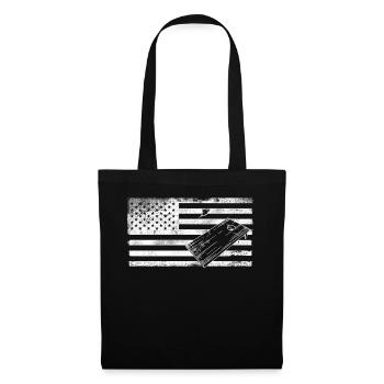 Joueur de sac de haricots de l’équipe Cornhole - Sac en tissu - noir - Devant