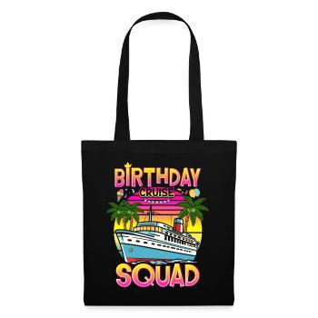 Birthday Cruise Squad - Stoffbeutel - Schwarz - Vorne