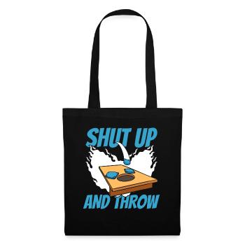 Shut Up And Throw Boards Bean Bag Game - Tote Bag - black - Front