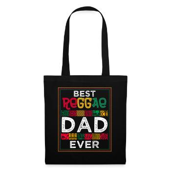 Rastafari Papa Musique Fête des pères Rasta Jamaïque Reggae - Sac en tissu - noir - Devant