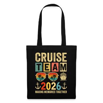Cruise Team 2026 - Stoffbeutel - Schwarz - Vorne