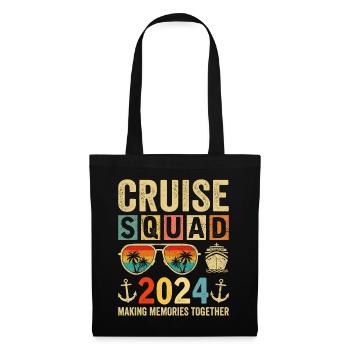 Escouade de croisière 2024 - Sac en tissu - noir - Devant