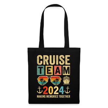 Équipe de croisière 2024 - Sac en tissu - noir - Devant
