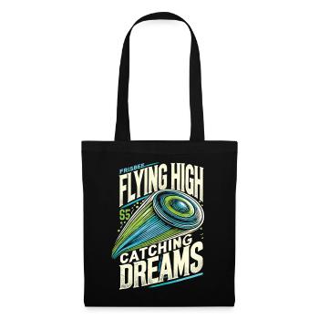 Voler haut Attraper des rêves - T-shirt Ultimate Frisbee - Sac en tissu - noir - Devant