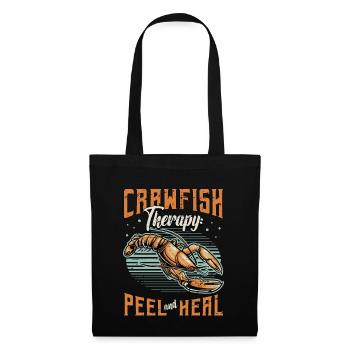Écrevisses bouillir Crawfish Therapy Peel And Shellfish - Sac en tissu - noir - Devant