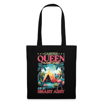 Camper Queen Classy Sassy And Bit Smart Assy - Tote Bag - black - Front