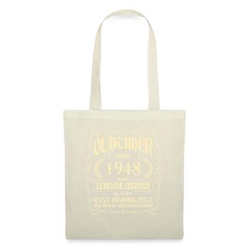 Oldtimer 1948 Geburtstag Lebende Legende Vintage - Stoffbeutel - Natur - Vorne