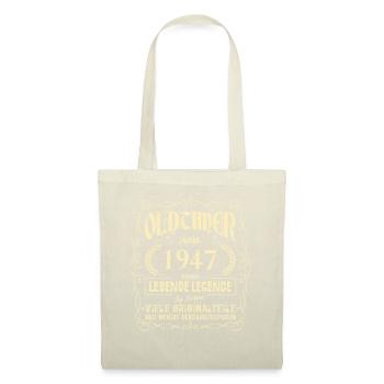 Oldtimer 1947 Geburtstag Lebende Legende Vintage - Stoffbeutel - Natur - Vorne