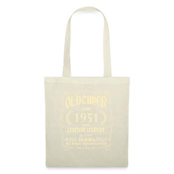 Oldtimer 1951 Geburtstag Lebende Legende Vintage - Stoffbeutel - Natur - Vorne