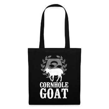 Cornhole Team Bean Bag Player - Stoffbeutel - Schwarz - Vorne