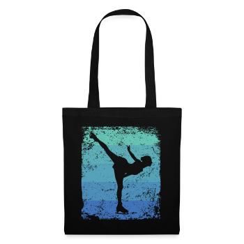 Patinage artistique Patinage artistique Patinage sur glace - Sac en tissu - noir - Devant