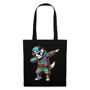 Dabbing Dog - Tote Bag - black - Front