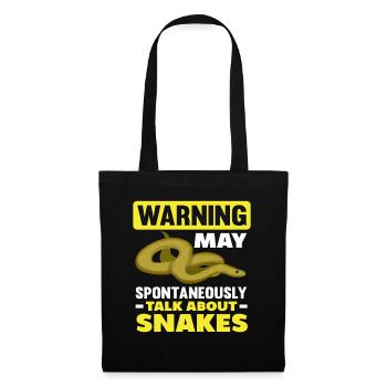 Snake Gift - Tote Bag - black - Front