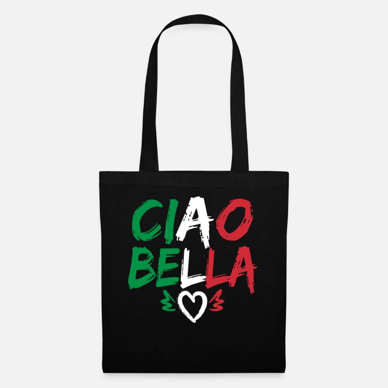 Ciao Bella - Stoffbeutel - Schwarz
