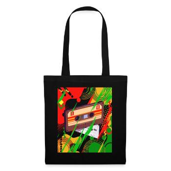 Rastafari Music Vibes Only Rasta Jamaica Reggae - Tote Bag - black - Front