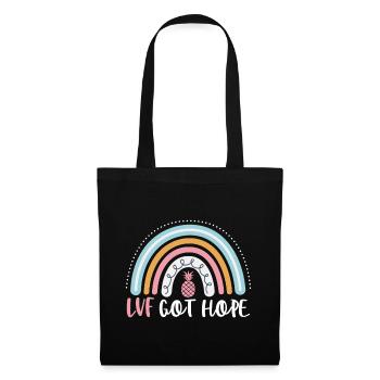 IVF Got Hope Funny IVF Boho Rainbow Infertility - Tote Bag - black - Front