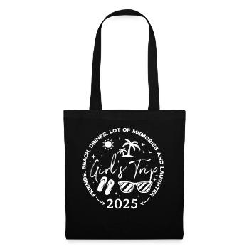 Friends Beach Laughing Girls Trip 2025 - Tote Bag - black - Front