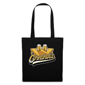 Cornaholic Spielbretter Sitzsack Professional - Stoffbeutel - Schwarz - Vorne