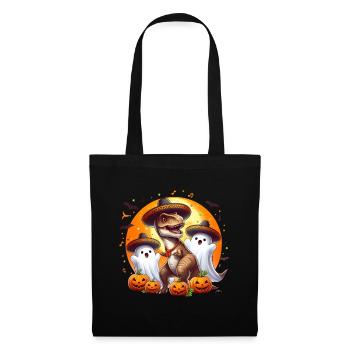 Halloween T-rex ghosts Mariachi Day of the Dead - Tote Bag - black - Front